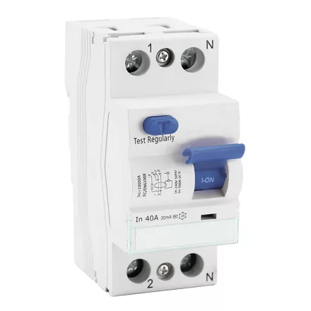 Fi relé 2P 25A 0,03A 6kA 