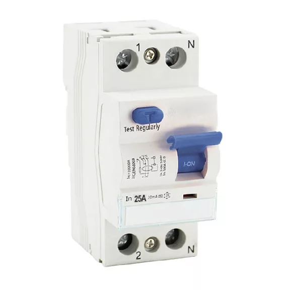 Fi relé 2P 25A 0,03A 6kA Fi relé 2P 25A 0,03A 6kA
