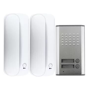 2 lakásos audio kaputelefon szett