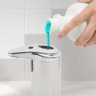 Automata szappanadagoló - 220 ml - álló - elemes - króm