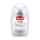 Maxell EB-98 fülhallgató - 3,5 mm jack - 120 cm - fehér