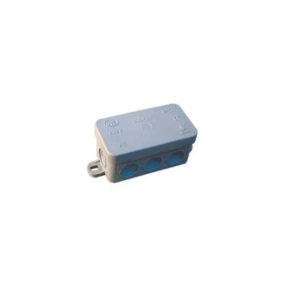 GAO 5229H IP54 kötődoboz, 75 x 45 mm, falon kívüli, vízmentes, szürke GAO 5229H IP54 kötődoboz, 75 x 45 mm, falon kívüli, vízmentes, szürke