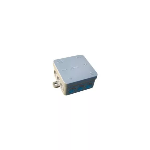 GAO 5232H IP54 kötődoboz, 75 x 75 mm, falon kívüli, vízmentes, szürke GAO 5232H IP54 kötődoboz, 75 x 75 mm, falon kívüli, vízmentes, szürke
