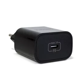 Adapter - Type-C - gyorstöltő, PD20W - fekete