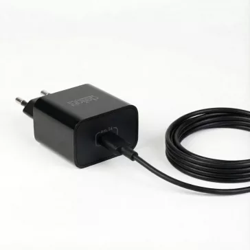 Adapter - Type-C - gyorstöltő, PD20W - fekete