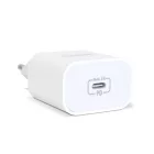 Adapter - Type-C - gyorstöltő, PD20W - fehér