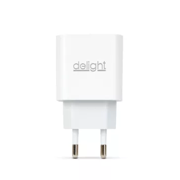 Adapter - Type-C - gyorstöltő, PD20W - fehér