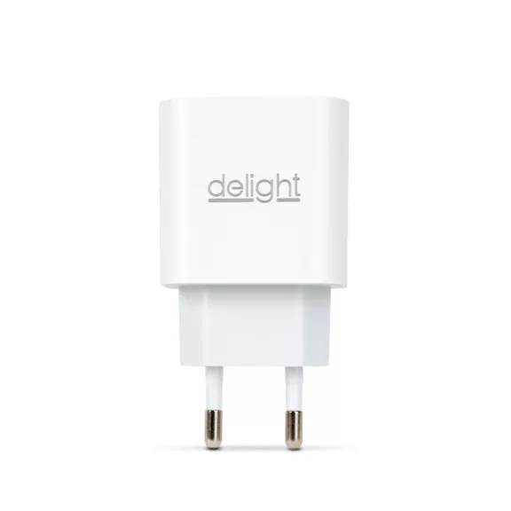 Adapter - Type-C - gyorstöltő, PD20W - fehér