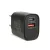 Hálózati Adapter USB + Type-C PD20W gyorstöltéssel - fekete