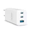 Hálózati Adapter - USB-A 20W + Type-C PD45W gyorstöltéssel - fehér