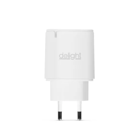 Adapter - Type-C - gyorstöltő, PD20W - fehér Adapter - Type-C - gyorstöltő, PD20W - fehér