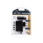 Univerzális adapter 3 - 12V • 1.5A • 18W 6 DC dugó