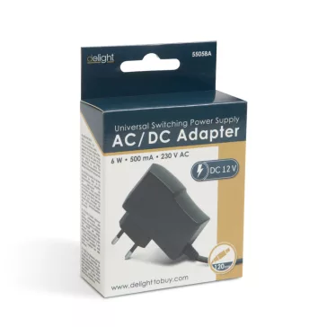 Adapter 12V • 6W • 500mA