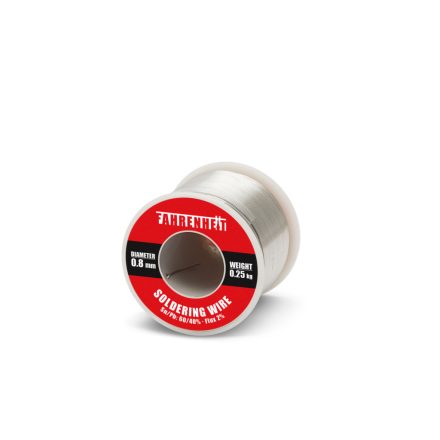 Forrasztó ón Ø 0,8 mm • 0,25 kg