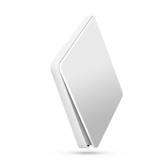 Kinetic fali kapcsoló - 433 Mhz - 1 körös - IP20 - fehér Kinetic fali kapcsoló - 433 Mhz - 1 körös - IP20 - fehér
