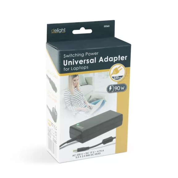 Univerzális laptop/notebook töltő adapter tápkábellel Univerzális laptop/notebook töltő adapter tápkábellel