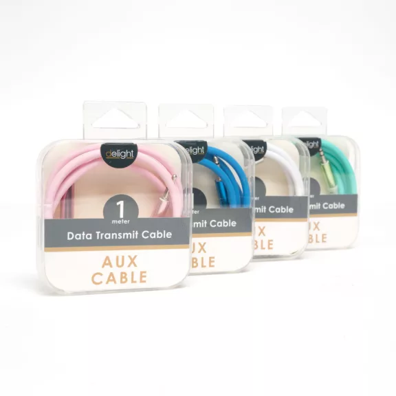 AUX adatkábel - 3,5 mm jack 