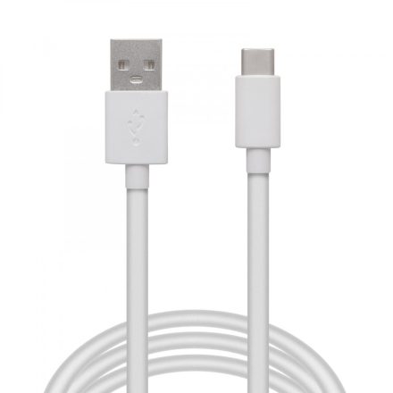 Adatkábel - USB Type-C - fehér - 1 m
