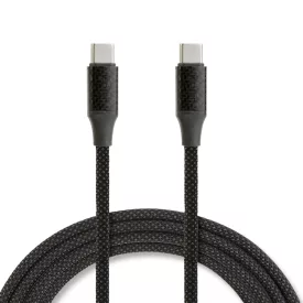   Adatkábel - Type-C / Type-C - mágneses - fekete - 1m - 3A - 60W