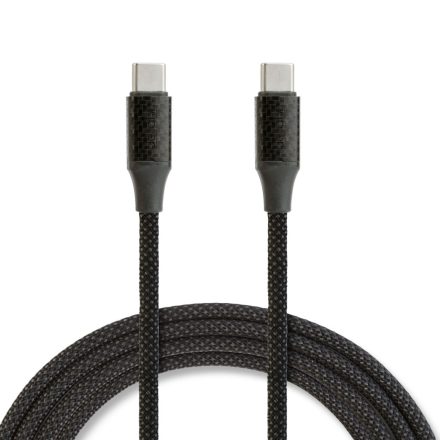 Adatkábel - Type-C / Type-C - mágneses - fekete - 1m - 3A - 60W