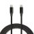 Adatkábel - Type-C / Type-C - mágneses - fekete - 1m - 3A - 60W
