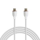 Adatkábel - Type-C / Type-C - fehér - 1 m - 3 A - 60 W