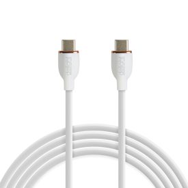 Adatkábel - Type-C / Type-C - fehér - 1 m - 3 A - 60 W