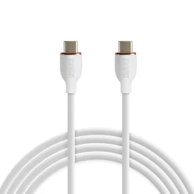 Adatkábel - Type-C / Type-C - fehér - 1 m - 3 A - 60 W