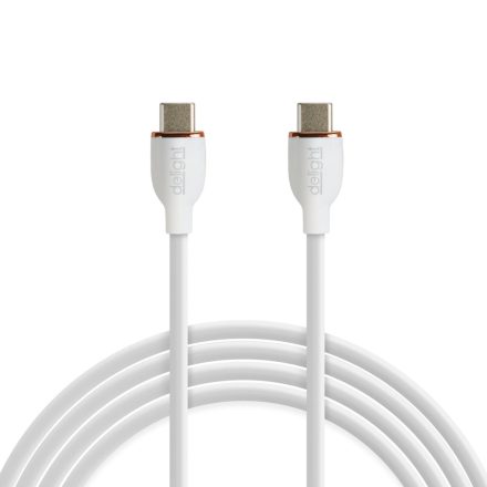 Adatkábel - Type-C / Type-C - fehér - 1 m - 3 A - 60 W