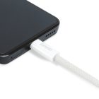 Notebook töltőkábel - adatkábel - Type-C / Type-C - fehér - 1 m - 5 A - 240 W