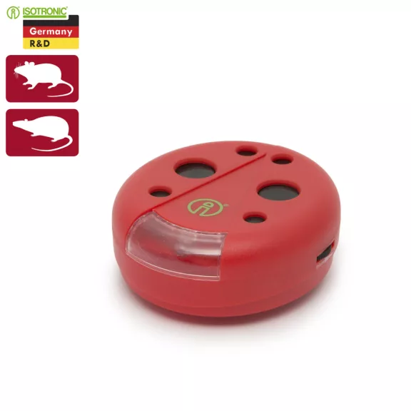 Elemes rágcsálóriasztó LED lámpával Elemes rágcsálóriasztó LED lámpával