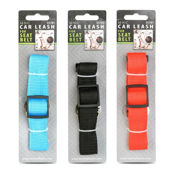 Autós póráz biztonsági övhöz - 45-70 cm, 3 szín Autós póráz biztonsági övhöz - 45-70 cm, 3 szín