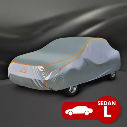 Jégeső elleni autótakaró ponyva - sedan - "L" méret - 483 x 165 x 120 cm