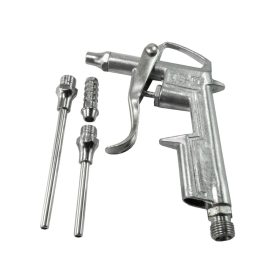   Légfúvó pisztoly - pneumatikkus - cserélhető fúvókákkal - 16/50/80 mm - 1/4"