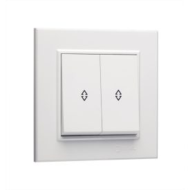 Karea dupla váltókapcsoló fehér