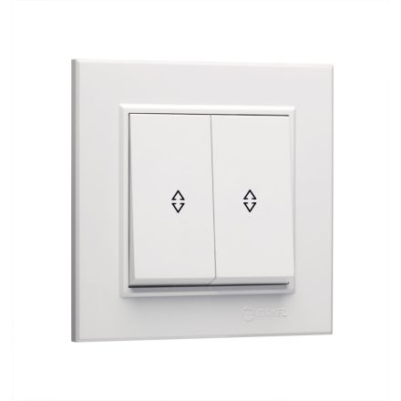 Karea dupla váltókapcsoló fehér