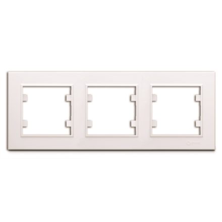 Karea 3-as keret, vízszintes, fehér