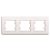Karea 3-as keret, vízszintes, fehér