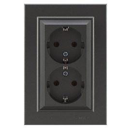 Karea 2-es földelt dugalj - 16 A; 250 V; 60Hz PI 20