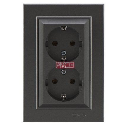 Karea 2-es földelt dugalj - 16 A; 250 V; 60Hz PI 20