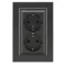 Karea 2-es földelt dugalj - 16 A; 250 V; 60Hz PI 20