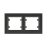Karea 2-es keret, vízszintes, antracit