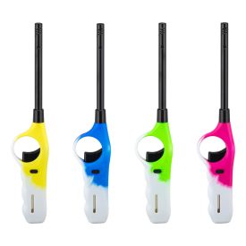   Gázgyújtó - utántölthető - több színben - 27 cm - 20 db / display