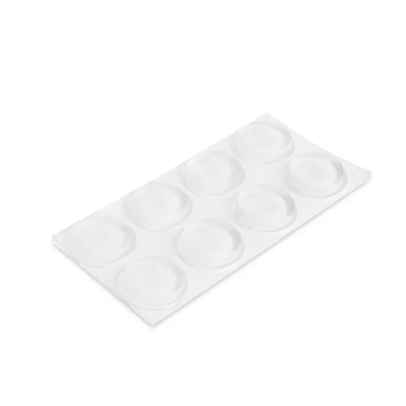 Ajtóütköző szett - öntapadós, átlátszó - 18 mm - 8 db / csomag Ajtóütköző szett - öntapadós, átlátszó - 18 mm - 8 db / csomag