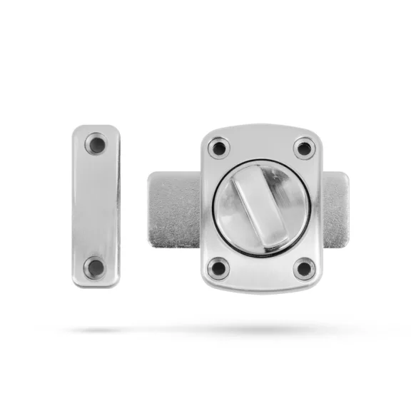 FÜRDŐSZOBAI AJTÓZÁR – ALUMÍNIUM – 65 × 55 × 24 mm