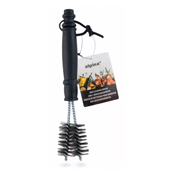 Grilltisztító kefe - műanyag nyéllel - 25 x 5 x 3 cm - fekete Grilltisztító kefe - műanyag nyéllel - 25 x 5 x 3 cm - fekete