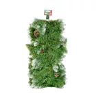 Fenyő girland - zöld, havas - 200 cm - PVC