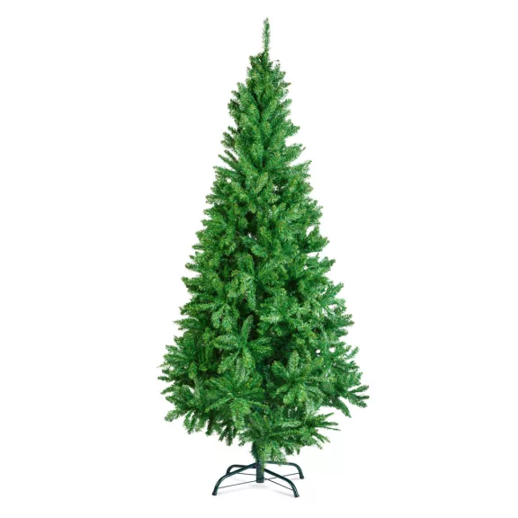 Műfenyő - 210 cm - lucfenyő - kétszínű - PVC