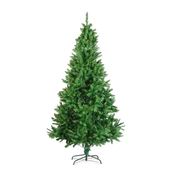 Műfenyő - 210 cm - Nordmann - PVC - sötétzöld