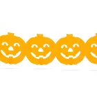 Halloween-i papír girland - tök - 3 m